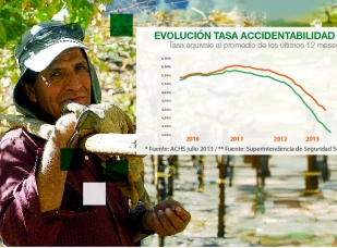 Tasa de accidentabilidad 3,94%: hacia un nuevo desafío Tasa de accidentabilidad 3,94%: hacia un nuevo desafío