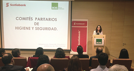 ACHS realiza jornada con comites paritarios de scotiabank