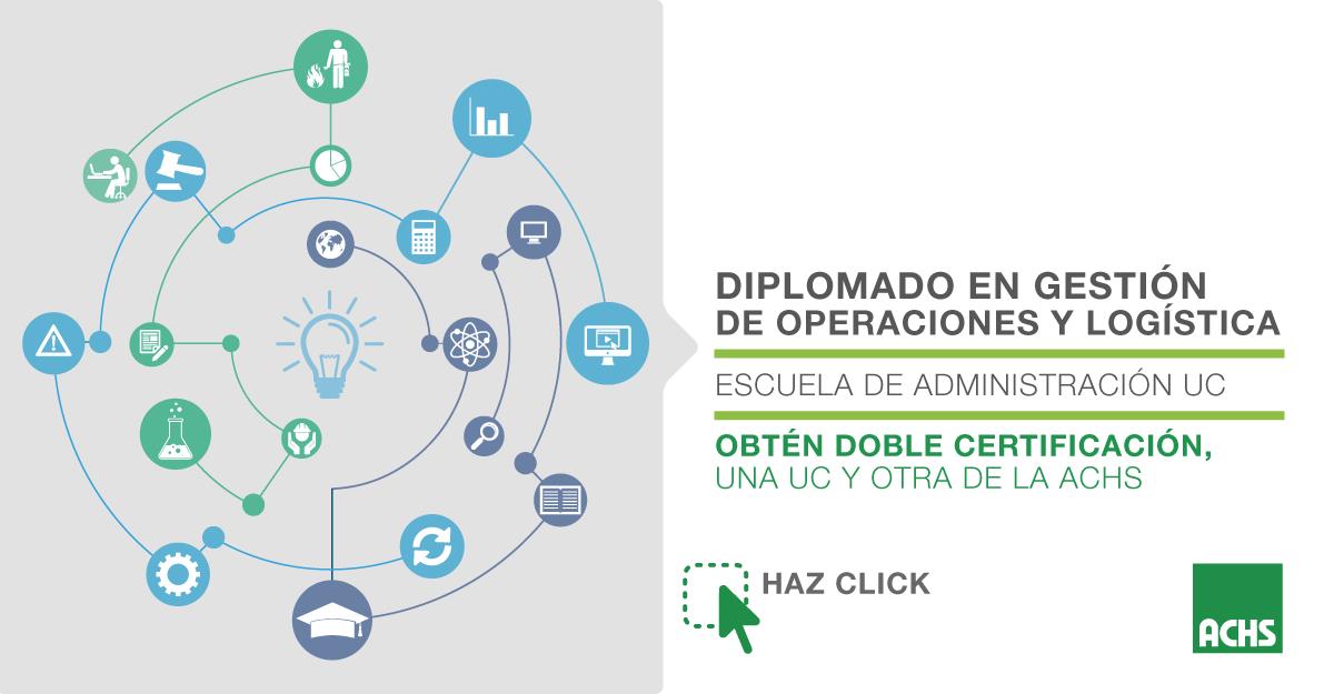 La ACHS y la escuela de administración de la uc dictarán diplomado en gestión de operaciones y logística La ACHS y la escuela de administración de la uc dictarán diplomado en gestión de operaciones y logística