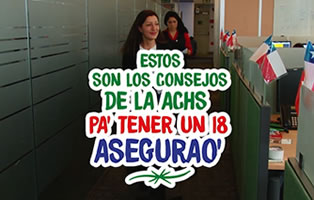 Éstos son los consejos pa’ pasar un 18 tricolor y mejor si son de la ACHS ¡porque en chile nadie nos cuida mejor! Éstos son los consejos pa’ pasar un 18 tricolor y mejor si son de la ACHS ¡porque en chile nadie nos cuida mejor!
