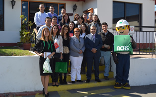 ACHS visita instalaciones de esval ACHS visita instalaciones de esval
