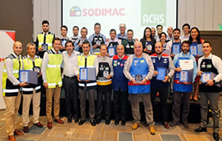 Sodimac y ACHS premian a los colaboradores destacados en materias de prevención Sodimac y ACHS premian a los colaboradores destacados en materias de prevención