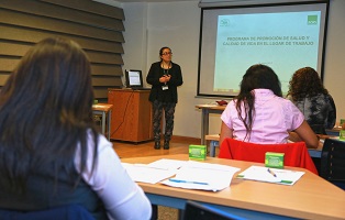 ACHS realiza taller de promoción de salud y calidad de vida para empresas de pacto global ACHS realiza taller de promoción de salud y calidad de vida para empresas de pacto global