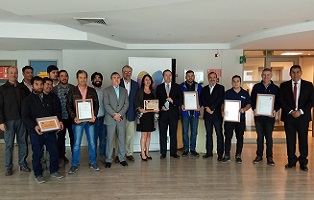 Comités paritarios de higiene y seguridad de flsmidth reciben certificación en materia de seguridad Comités paritarios de higiene y seguridad de flsmidth reciben certificación en materia de seguridad