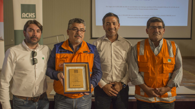 La ACHS premia a astaldi por su compromiso con la seguridad laboral La ACHS premia a astaldi por su compromiso con la seguridad laboral