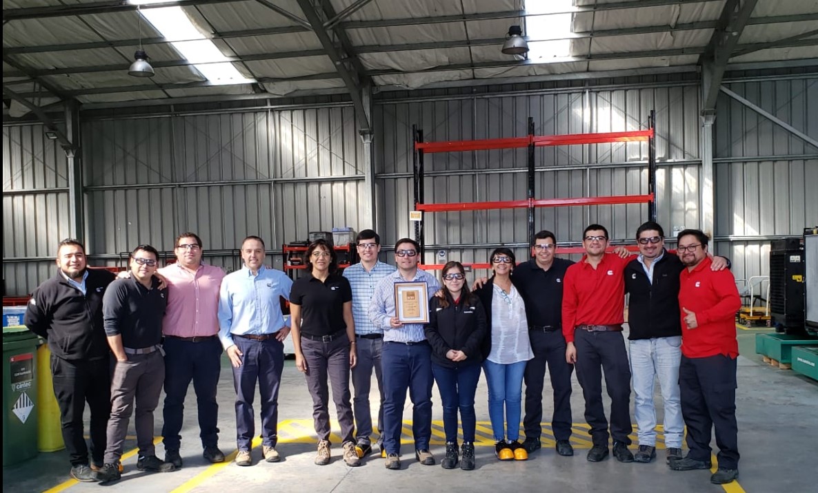 Distribuidora cummins chile s.a recibe certificación por implementación de 5s Distribuidora cummins chile s.a recibe certificación por implementación de 5s