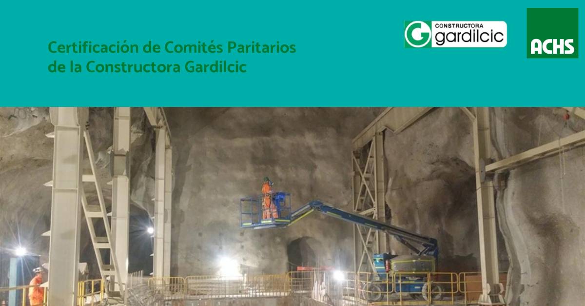 La ACHS certifica los Comités Paritarios de Constructora Gardilcic Ltda. La ACHS certifica los Comités Paritarios de Constructora Gardilcic Ltda.