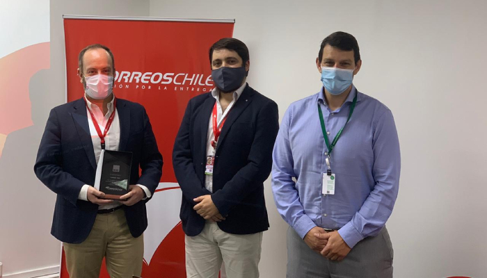 La Asociación Chilena de Seguridad (ACHS) premió a CorreosChile por sus buenas prácticas en tiempos de pandemia La Asociación Chilena de Seguridad (ACHS) premió a CorreosChile por sus buenas prácticas en tiempos de pandemia