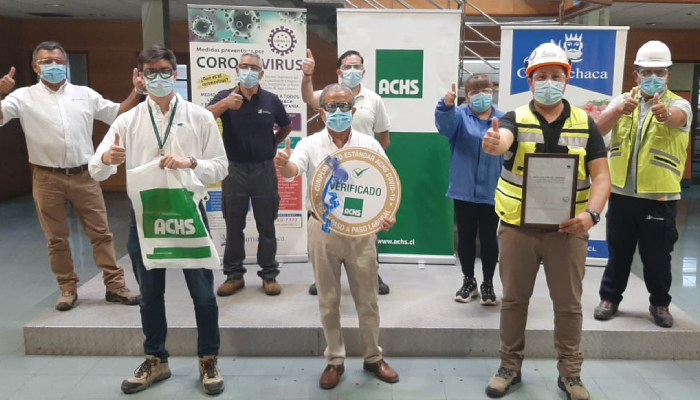 La Asociación Chilena de Seguridad otorga Sello COVID-19 ACHS a Compañía Pesquera Camanchaca La Asociación Chilena de Seguridad otorga Sello COVID-19 ACHS a Compañía Pesquera Camanchaca