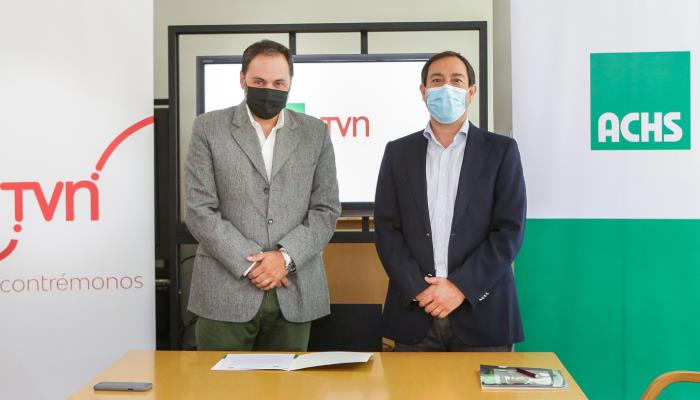 TVN recibe el reconocimiento Sello COVID-19 de la Asociación Chilena de Seguridad (ACHS) por su destacada gestión en la pandemia TVN recibe el reconocimiento Sello COVID-19 de la Asociación Chilena de Seguridad (ACHS) por su destacada gestión en la pandemia