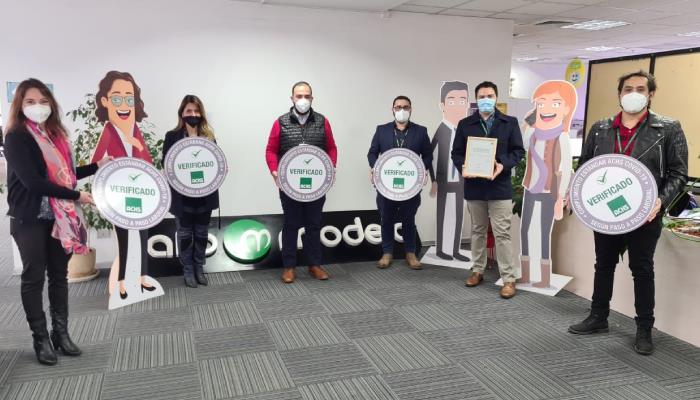 La ACHS entrega Sello COVID-19 a AFP Modelo en reconocimiento de su compromiso con el cuidado de sus trabajadores La ACHS entrega Sello COVID-19 a AFP Modelo en reconocimiento de su compromiso con el cuidado de sus trabajadores