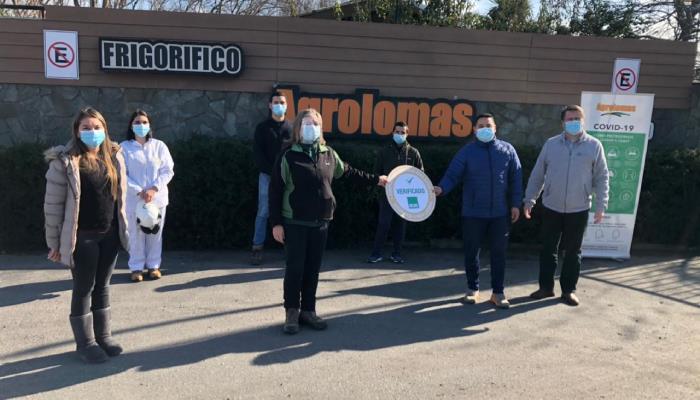 La ACHS entregó certificación de Sello COVID-19 a Frigorífico Agrolomas por el compromiso con la seguridad de sus trabajadores La ACHS entregó certificación de Sello COVID-19 a Frigorífico Agrolomas por el compromiso con la seguridad de sus trabajadores