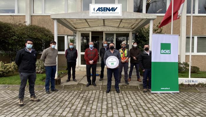 La ACHS entregó Sello COVID-19 ACHS a Astilleros y Servicios Navales S.A. por su compromiso con la salud de los colaboradores La ACHS entregó Sello COVID-19 ACHS a Astilleros y Servicios Navales S.A. por su compromiso con la salud de los colaboradores