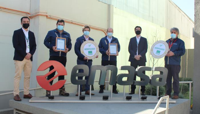 Grupo Emasa recibe Sello COVID-19 ACHS como reconocimiento por el compromiso con el bienestar de los colaboradores y sus familias Grupo Emasa recibe Sello COVID-19 ACHS como reconocimiento por el compromiso con el bienestar de los colaboradores y sus familias