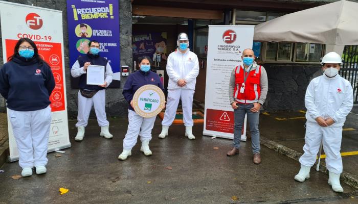 Frigorífico Temuco obtiene Sello COVID-19 ACHS y se convierte en la primera empresa de la industria cárnica en recibir la certificación en la Región Frigorífico Temuco obtiene Sello COVID-19 ACHS y se convierte en la primera empresa de la industria cárnica en recibir la certificación en la Región