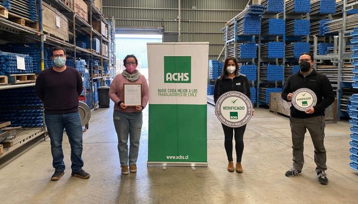 Montajes del Pacífico recibe Sello COVID-19 ACHS por el cumplimiento de medidas de prevención de contagios Montajes del Pacífico recibe Sello COVID-19 ACHS por el cumplimiento de medidas de prevención de contagios