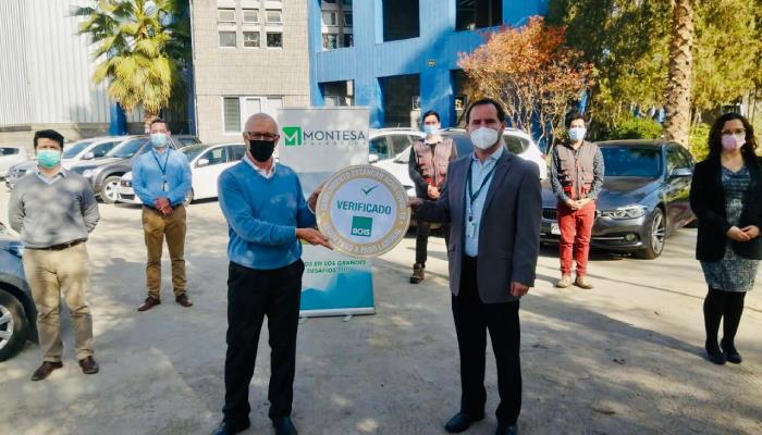 La Asociación Chilena de Seguridad reconoce al Grupo Montesa por su gestión preventiva contra el COVID-19 La Asociación Chilena de Seguridad reconoce al Grupo Montesa por su gestión preventiva contra el COVID-19