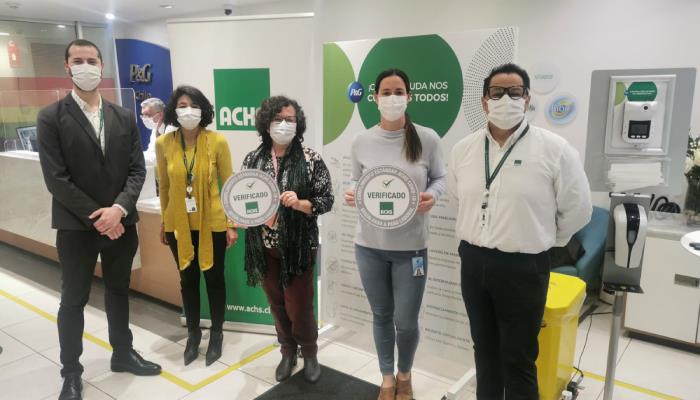 Procter & Gamble Chile recibe Sello COVID-19 ACHS por su destacado trabajo en el resguardo de la salud de sus trabajadores Procter & Gamble Chile recibe Sello COVID-19 ACHS por su destacado trabajo en el resguardo de la salud de sus trabajadores