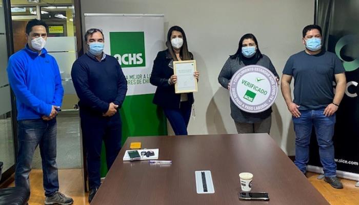 Sociedad Ibérica de Construcciones Eléctricas recibe por parte de la ACHS el Sello COVID-19 Sociedad Ibérica de Construcciones Eléctricas recibe por parte de la ACHS el Sello COVID-19