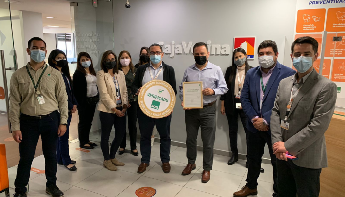 CajaVecina recibe Sello COVID-19 ACHS por su compromiso con la seguridad y salud de sus trabajadores CajaVecina recibe Sello COVID-19 ACHS por su compromiso con la seguridad y salud de sus trabajadores
