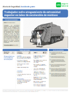 Trabajador sufre atrapamiento de extremidad 
superior en labor de recolección de residuos
