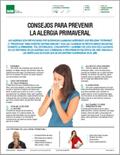 Consejos para prevenir la alergia primaveral