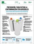 Prevención para evitar la contaminación por aerosoles