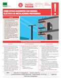 Alerta de seguridad ACHS, Como evitar accidentes con energía eléctrica en instalaciones provisorias