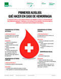 Primeros auxilios: Qué hacer en caso de hemorragia
