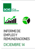 Informe de Empleo y Remuneraciones ACHS diciembre 2014 Informe de Empleo y Remuneraciones ACHS diciembre 2014