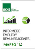 Informe de Empleo y Remuneraciones ACHS marzo 2014 Informe de Empleo y Remuneraciones ACHS marzo 2014