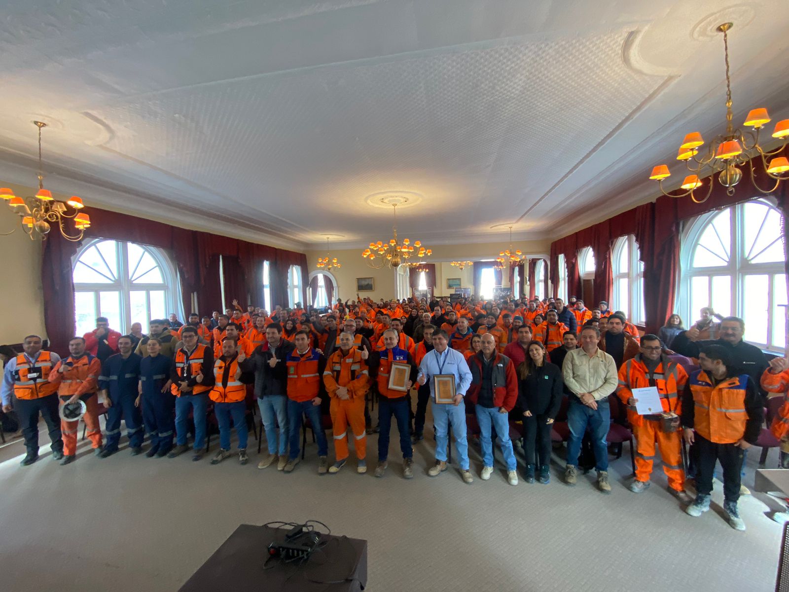 La ACHS reconoce a Empresa Astaldi en el día internacional de la seguridad, por alcanzar 1.5 millón de horas hombre sin accidentes 