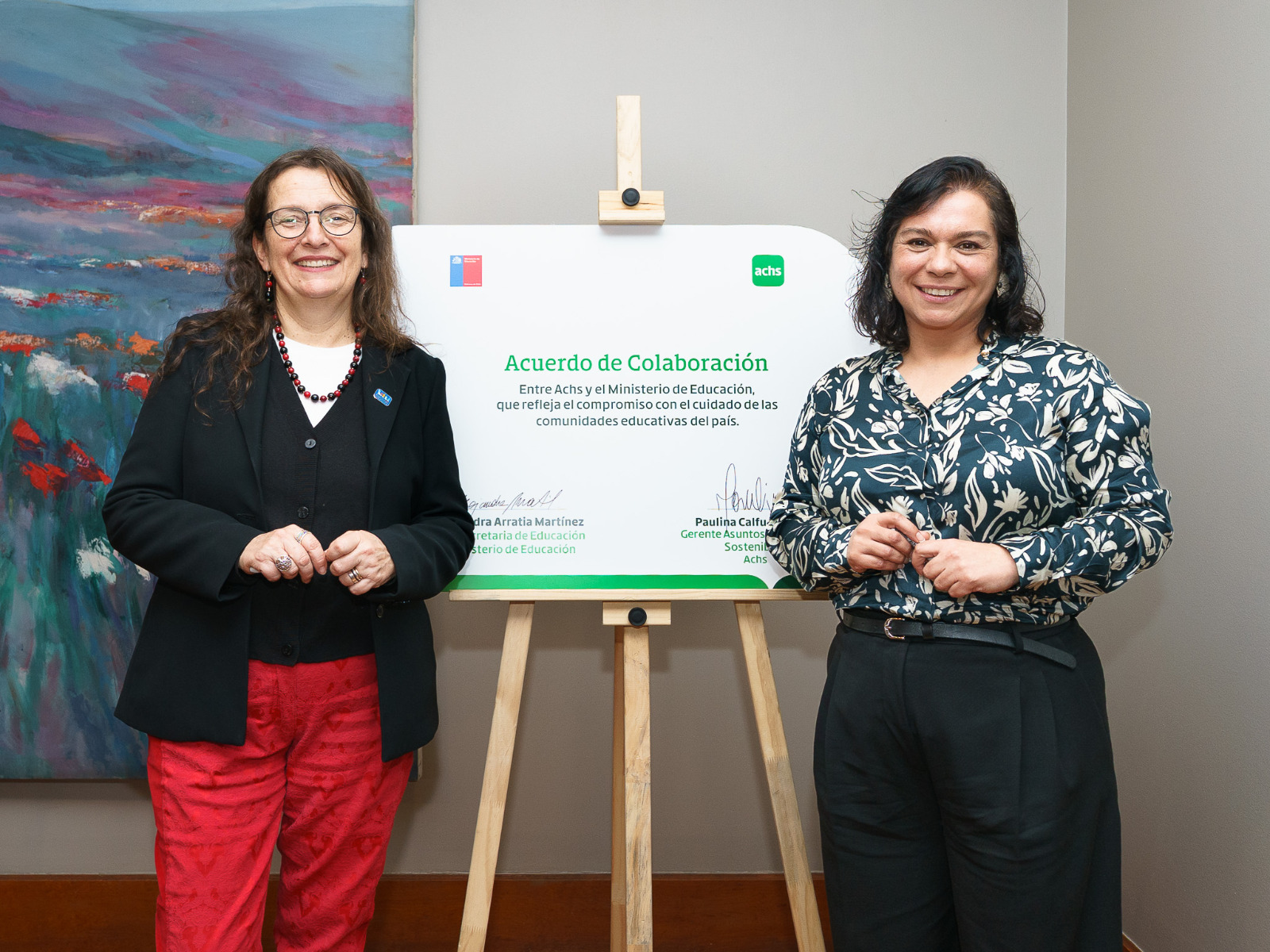 Achs y Ministerio de Educación firman convenio para fortalecer la inclusión y el bienestar en contextos educativos Achs y Ministerio de Educación firman convenio para fortalecer la inclusión y el bienestar en contextos educativos